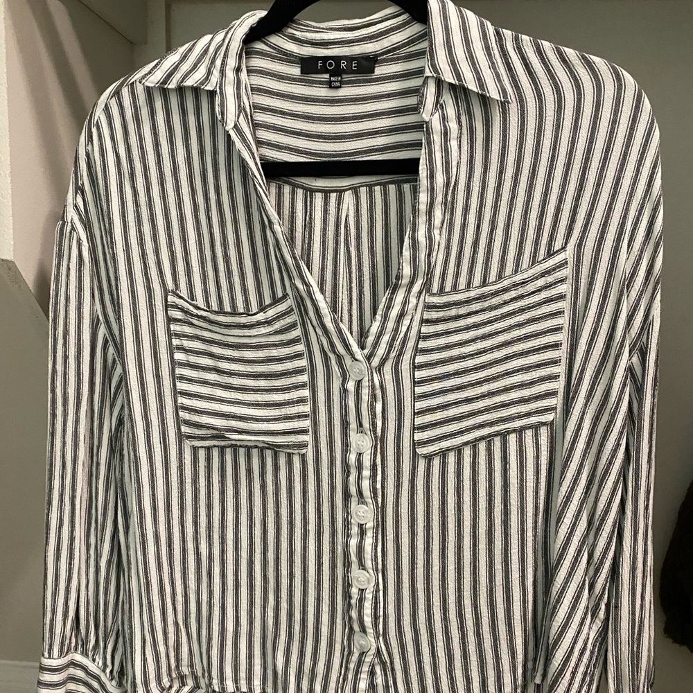 Lulus striped top - size small